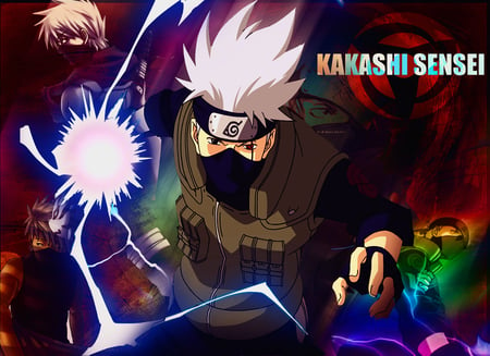 kakashi sensei - backround, sensei, naruto, kakashi