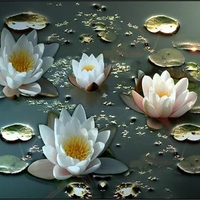 White Water Lillies