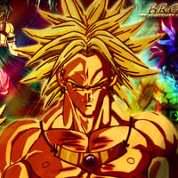 Broly background made by JonRulz2424