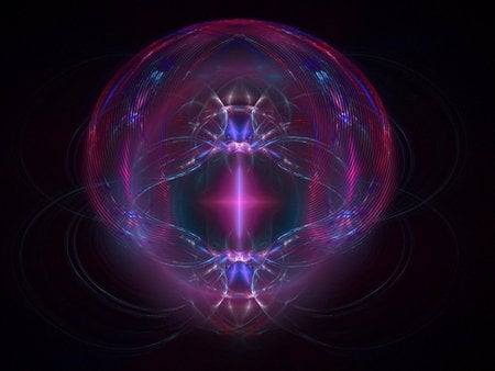 Sphere - fractal, background, light, circle, colorful, pattern, colored, sphere, flame, fractals, abstract, render, dark, apophysis, swirl