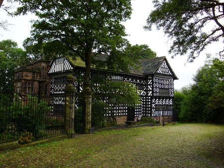 The house in the wood - view, castle, architecture, mansion, medieval, house, country