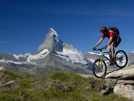 zermatt mountains view4 - nature, mountains, mountain biking, snow