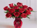 Red Roses in vase