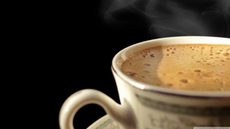 Hot coffee - drink, abstract, coffee, hot, photography, HD, wallpaper