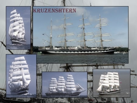 Kruzenshtern - boats, Tall Ships, Tall Ship, Kruzenshtern, ship, boat, ships