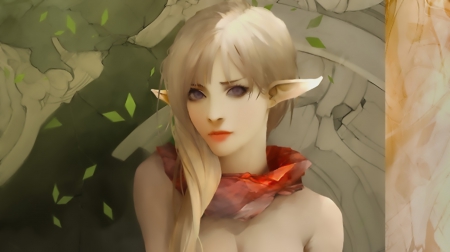 Elf - cg, elf, fantasy, women