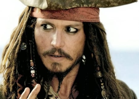 Captain Jack Sparrow - pirates, captain jack sparrow, pirates of the caribbean, captain, sparrow, actors, jack sparrow, actor, jack, johnny depp, depp, movies, johnny