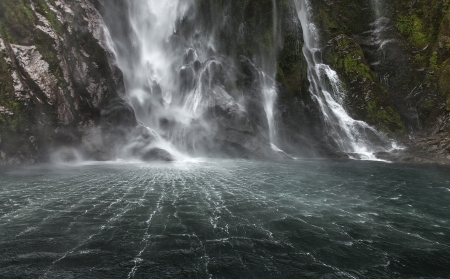 Waterfalls - waterfalls, water, nature, mountain