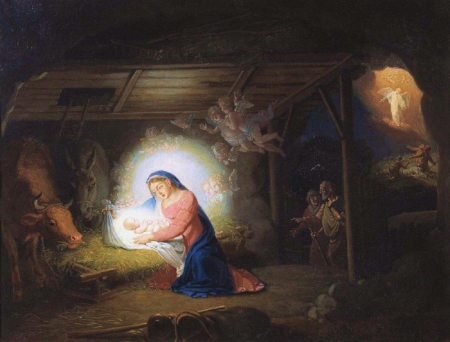 Nativity - born, jesus, nativity, virgin