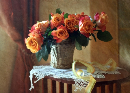 * Still life * - flower, roses, flowers, life, still, nature