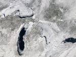 Frozen Great Lakes