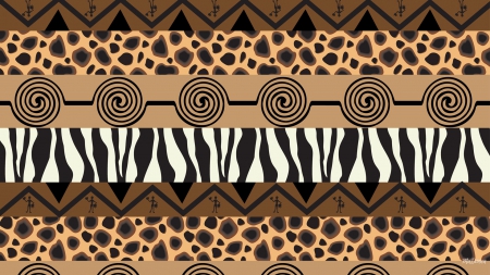 Africa Abstract - abstract, leopard, Africa, Afican, fur, zebra, animal, design, browns