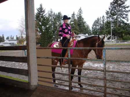 Rodeo Cowgirl - style, fun, farm, female, fashion, cowgirls, fences, outdoors, rodeo, western, horses, ranch, barns