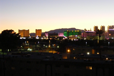 __Las Vegas Strip_Dusk_Oct_2011__ - Las Vegas Strip, Architecture, Dusk, Skyline