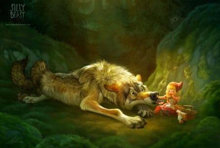 little red riding hood - final, bad, wolf, big