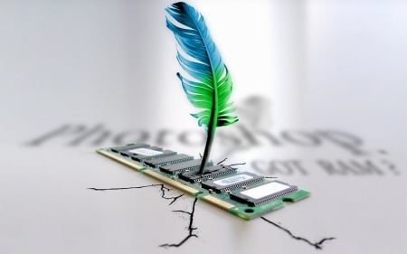 Got Ram? - photoshop, ram, technology, green