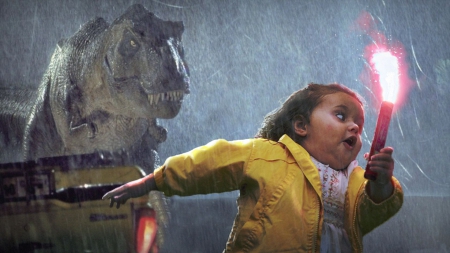 Chucky vs T-rex - t-rex, mind teasers, chucky, photo