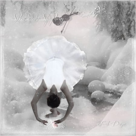 SILENT WINTER SYMPHONY - white, dance, female, winter, ballerina