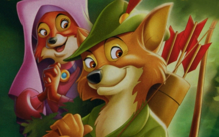 Robin Hood - hood, cartoon, robin, disney