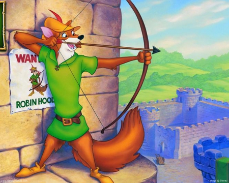 Robin Hood - movie, hood, cartoon, robin