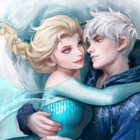 Elsa and Jack Frost