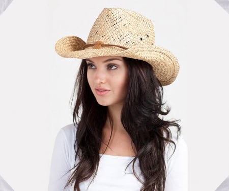 Cowgirl Beauty - famous, fun, models, hot, female, cowgirls, hats, western, beautiful