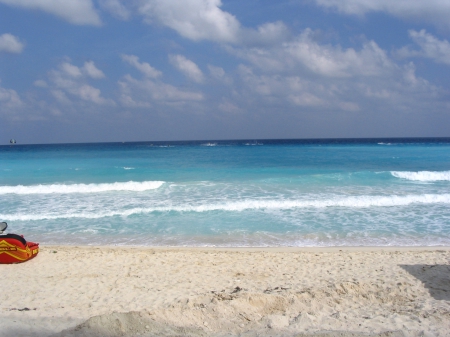 Mexico's beach - blue, beach, paradise, sand, Mexico