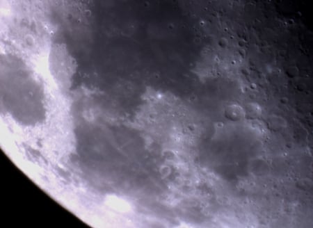 Lunar craters - moon, mare, space, crater