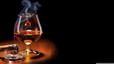 Brandy glass - abstract, photography, HD, drink, brandy, tobacco, alcohol, alcoholic drink, wallpaper