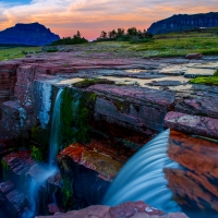 Dawn At Glacier National Park