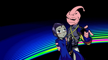 Kid Buu & Raven - comic books, kid buu, teen titans, raven, majin buu, dragon ball z, anime, tv series