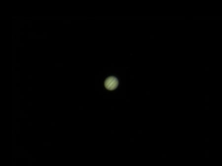 Jupiter with small Telescope - solar system, space, Meadelt6, Jupiter