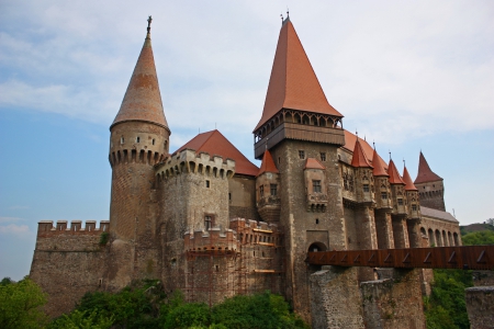 Hunyad Castle, Romania - romania, travel, hunyad castle, castle, old, castles