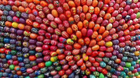 Easter Eggs - nice, photography, easter, other, widescreen, cicles, eggs, amazing, art, cool, easter eggs, party, 3d and cg, hd, collages, abstract, beautiful, colors, awesome, festivity, photo, decoration, textures