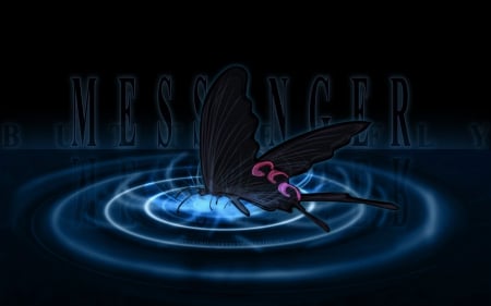 Messenger - anime, wing, light, emotional, dark, scary, bleach, horror, hd, scare, creepy, abstract, hell butterfly, darkness, black, fantasy, wings, terror, butterfly, eerie