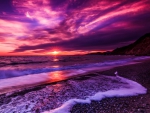 Purple sunset