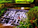 cascading waterfall hdr