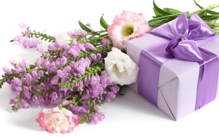 A gift for women in our month - gift, bouquet, flower, love