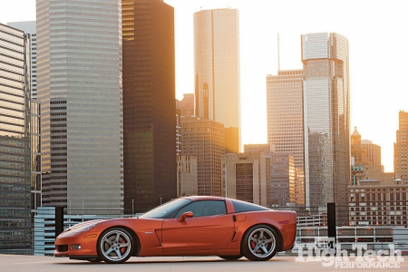 Walking Godzilla - orange, bowtie, vette, gm