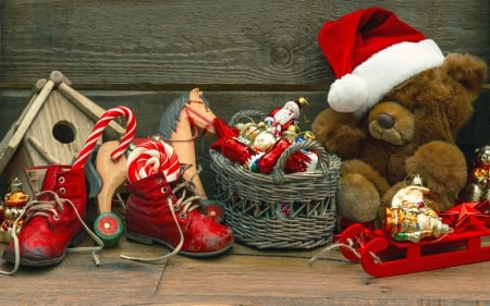 Teddy bear - bear, teddy bear, photo, xmas, christmas