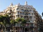 casa mila a gaudi building in barcelona