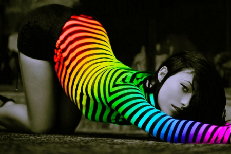 Olivia Wilde - female, beautiful, photography, photoshop, girl, beauty, actress, fantasy, color splash, digital, woman, olivia wilde, art