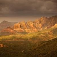 majestic cliffs in sedona arizona