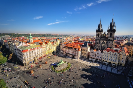 Prague - Prague, town, travel, clock, city, Tower, View of Prague, Hall, old, cities, Astronomical Clock, Old Town