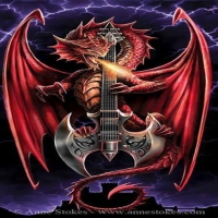 Dragon loves Guitar