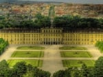 majestic schonbrunn palace in vienna hdr