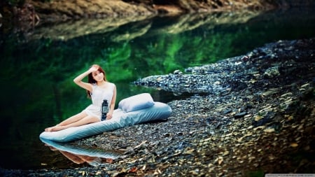 awakening - rest, beauty, outdoor, river