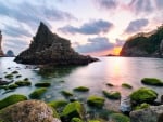 Sunset on Futo-Nishizo Cove, Japan