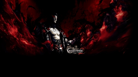 Castlevania 2 - vampire, black, red, Gabriel Belmont, Castlevania 2, Dracula