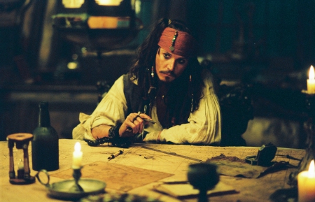 Captain Jack Sparrow - pirates, captain jack sparrow, pirates of the caribbean, captain, sparrow, actors, jack sparrow, actor, jack, johnny depp, depp, movies, johnny